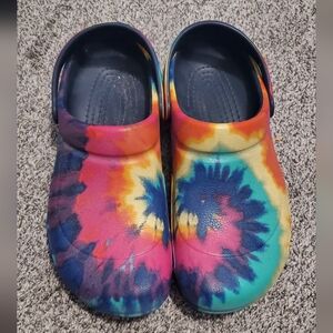 CROCS Colorful Tie-Dye Clogs